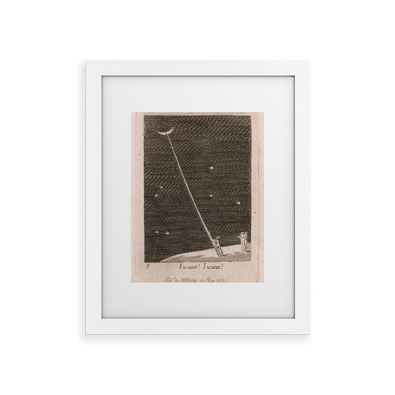 "I Want! I Want!" by William Blake (1793) Framed Art Print