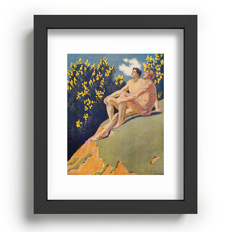 "I will sing the song of companionship" (Margaret C. Cook, Leaves of Grass, 1913) Framed Art Print