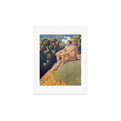 "I will sing the song of companionship" (Margaret C. Cook, Leaves of Grass, 1913) Art Print