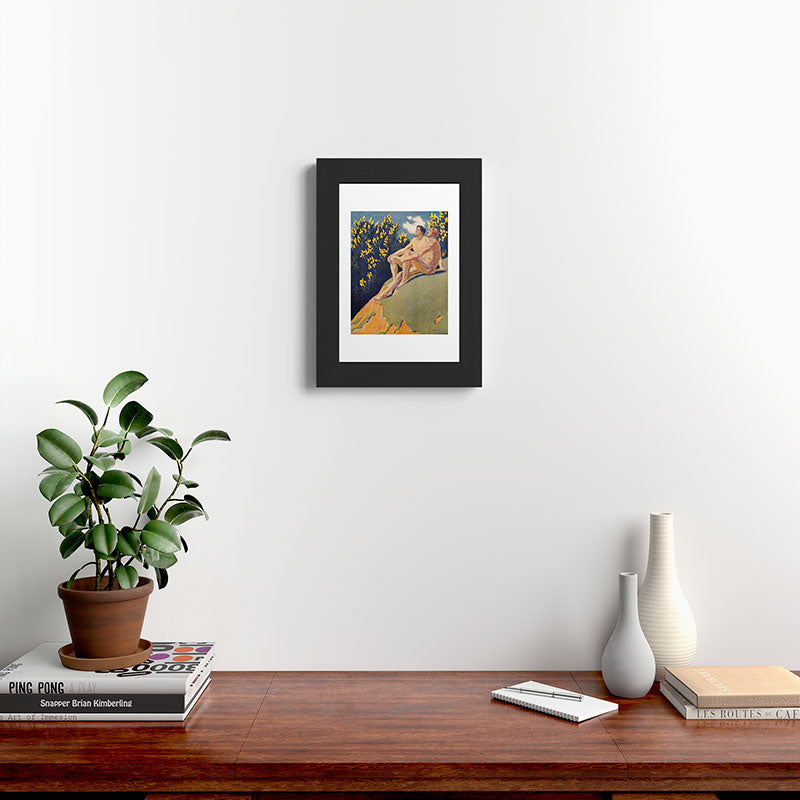 "I will sing the song of companionship" (Margaret C. Cook, Leaves of Grass, 1913) Framed Art Print