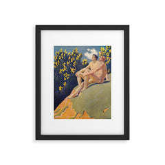 "I will sing the song of companionship" (Margaret C. Cook, Leaves of Grass, 1913) Framed Art Print