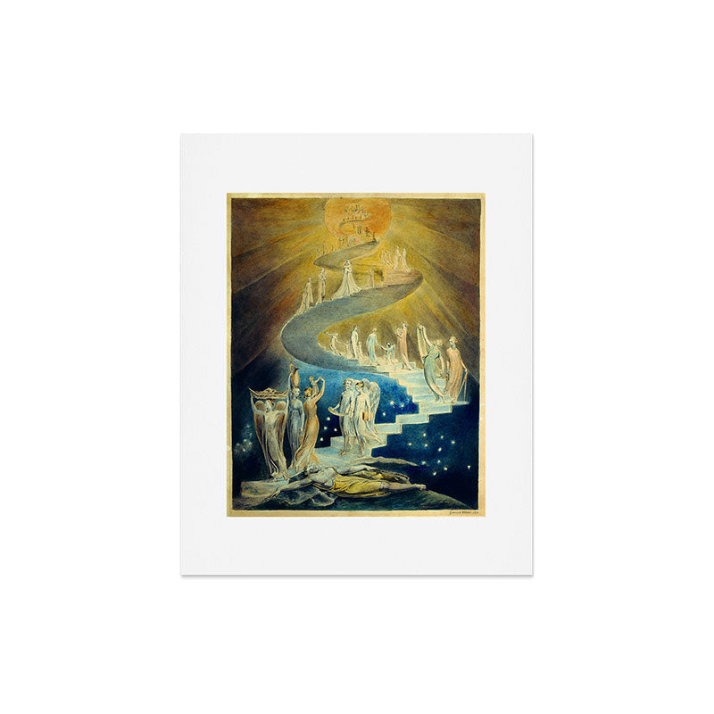 "Jacob's Dream" by William Blake (1805) Art Print
