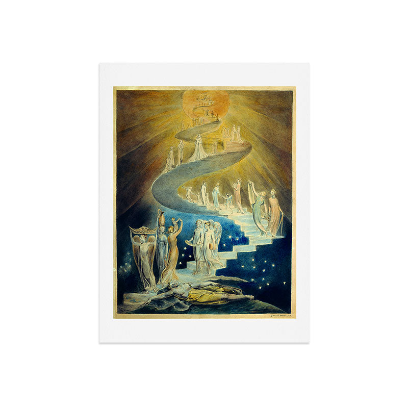"Jacob's Dream" by William Blake (1805) Art Print