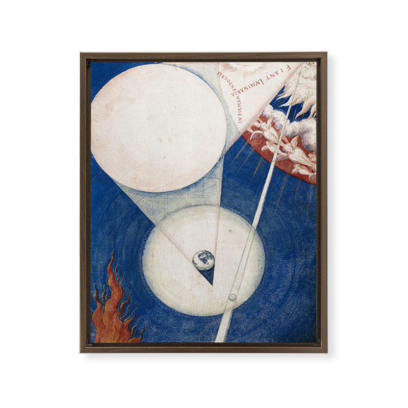 "Let God Be the Lights in the Firmament of Heaven and Divide the Day" by Francisco de Holanda, 1573 Framed Canvas Print