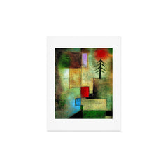 "Little Painting of Fir-Trees" by Paul Klee (1922) Art Print