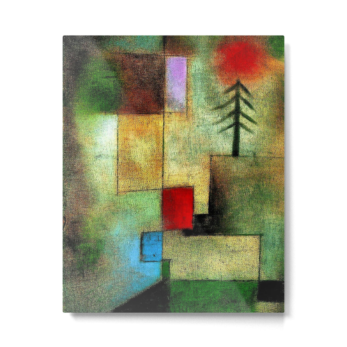 "Little Painting of Fir-Trees" by Paul Klee (1922) Metal Print