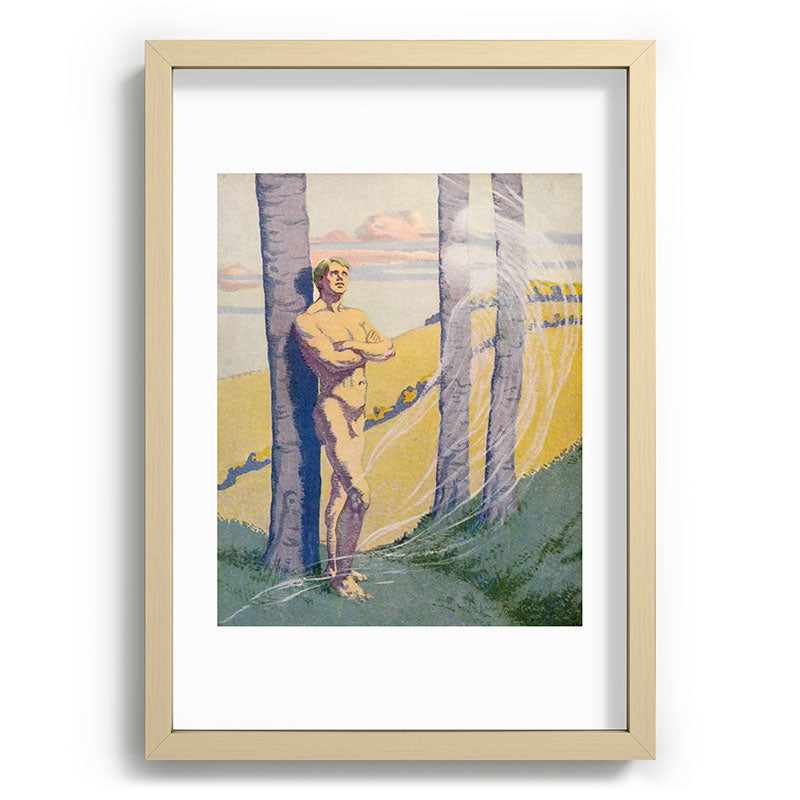 "Living beings, identities now doubtless near us in the air that we know not of" (Margaret C. Cook) Framed Art Print