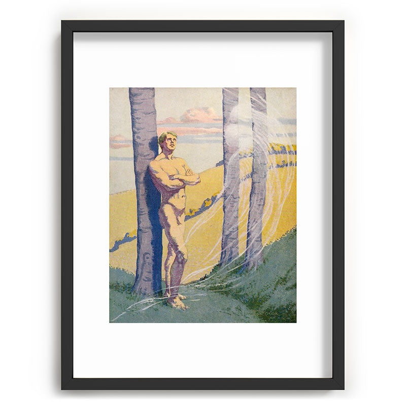 "Living beings, identities now doubtless near us in the air that we know not of" (Margaret C. Cook) Framed Art Print