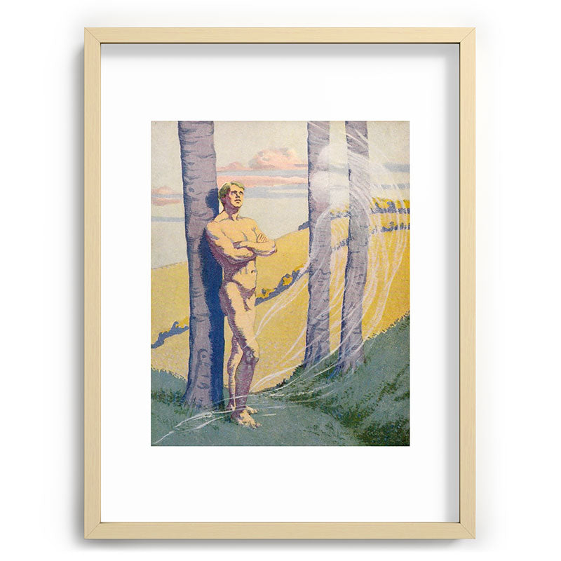"Living beings, identities now doubtless near us in the air that we know not of" (Margaret C. Cook) Framed Art Print