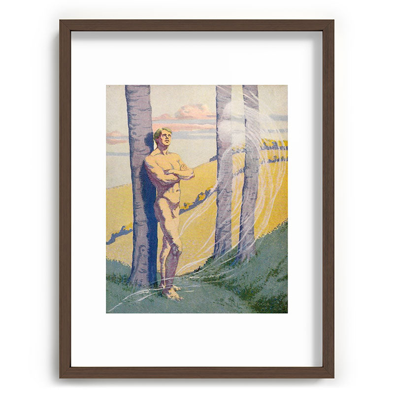 "Living beings, identities now doubtless near us in the air that we know not of" (Margaret C. Cook) Framed Art Print