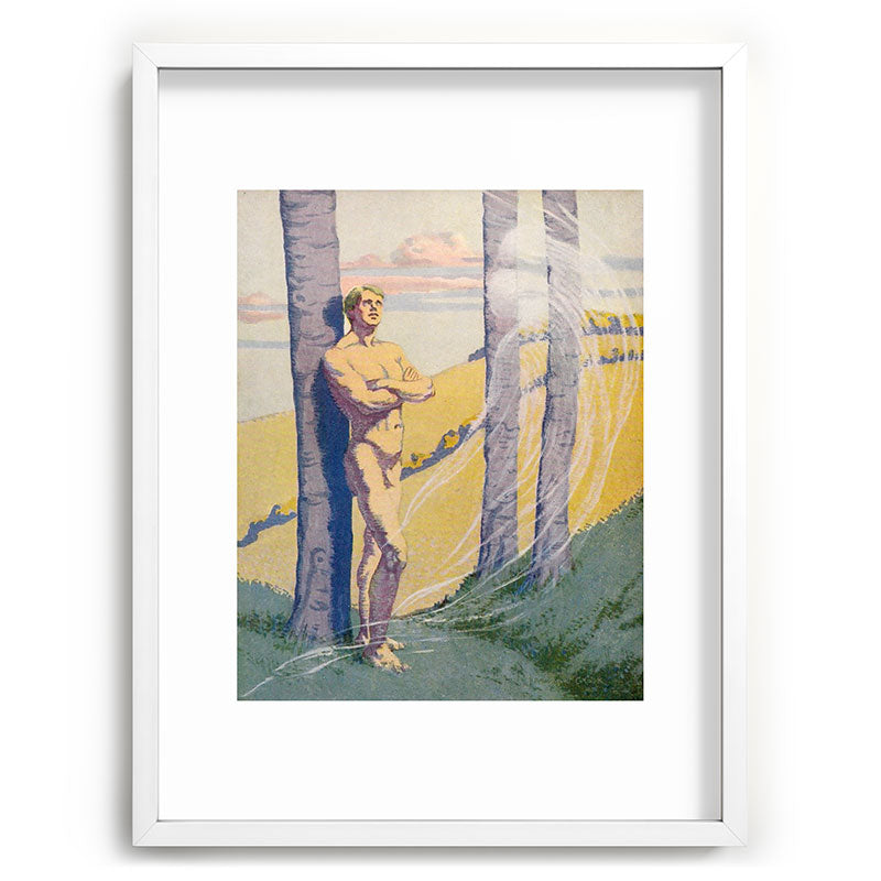 "Living beings, identities now doubtless near us in the air that we know not of" (Margaret C. Cook) Framed Art Print