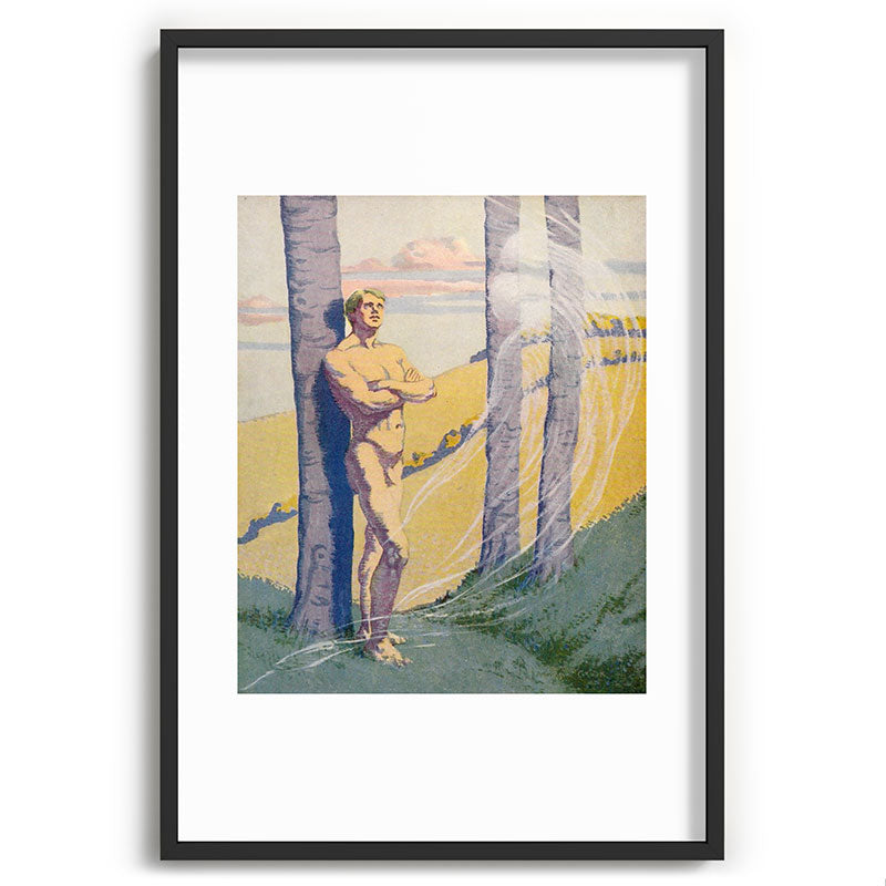 "Living beings, identities now doubtless near us in the air that we know not of" (Margaret C. Cook) Framed Art Print