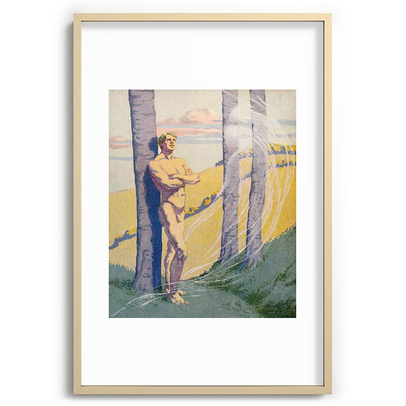 "Living beings, identities now doubtless near us in the air that we know not of" (Margaret C. Cook) Framed Art Print
