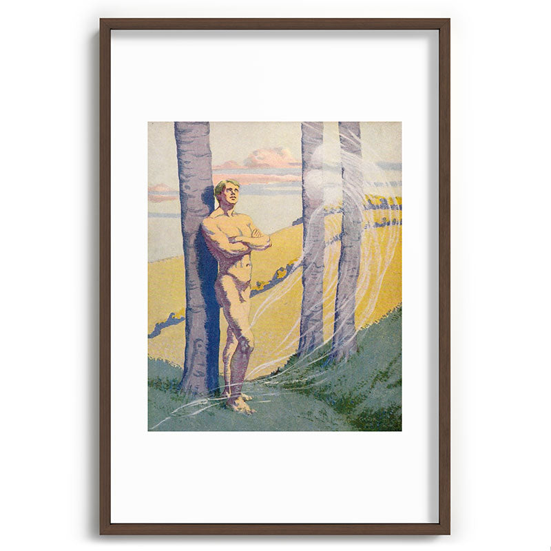 "Living beings, identities now doubtless near us in the air that we know not of" (Margaret C. Cook) Framed Art Print