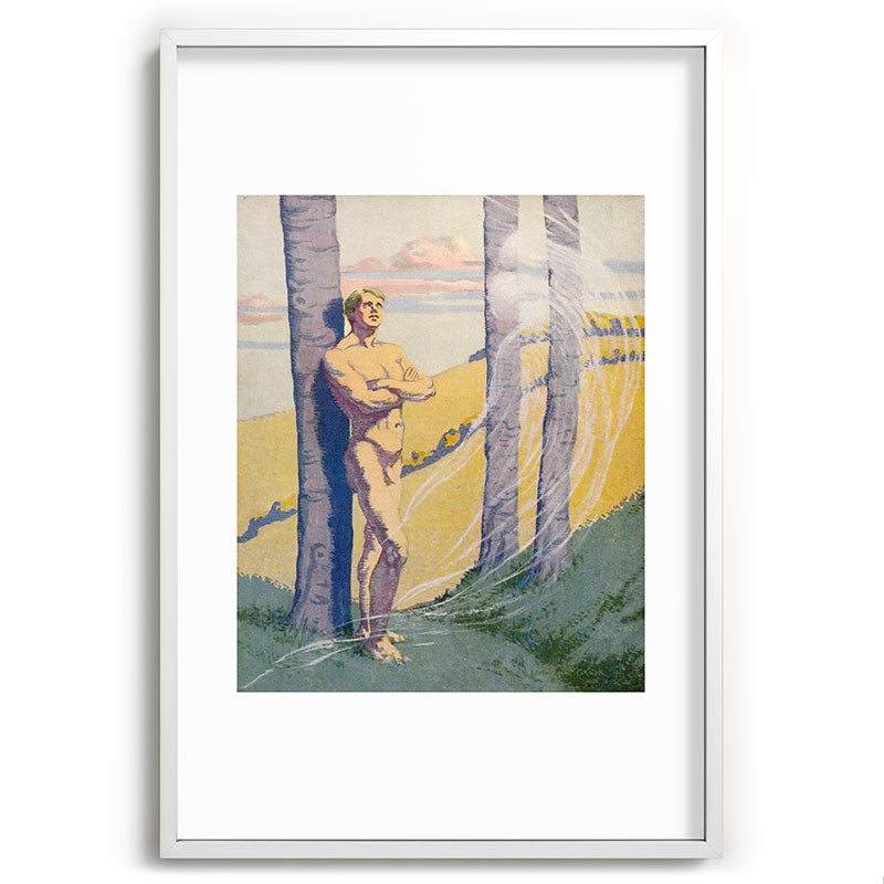 "Living beings, identities now doubtless near us in the air that we know not of" (Margaret C. Cook) Framed Art Print