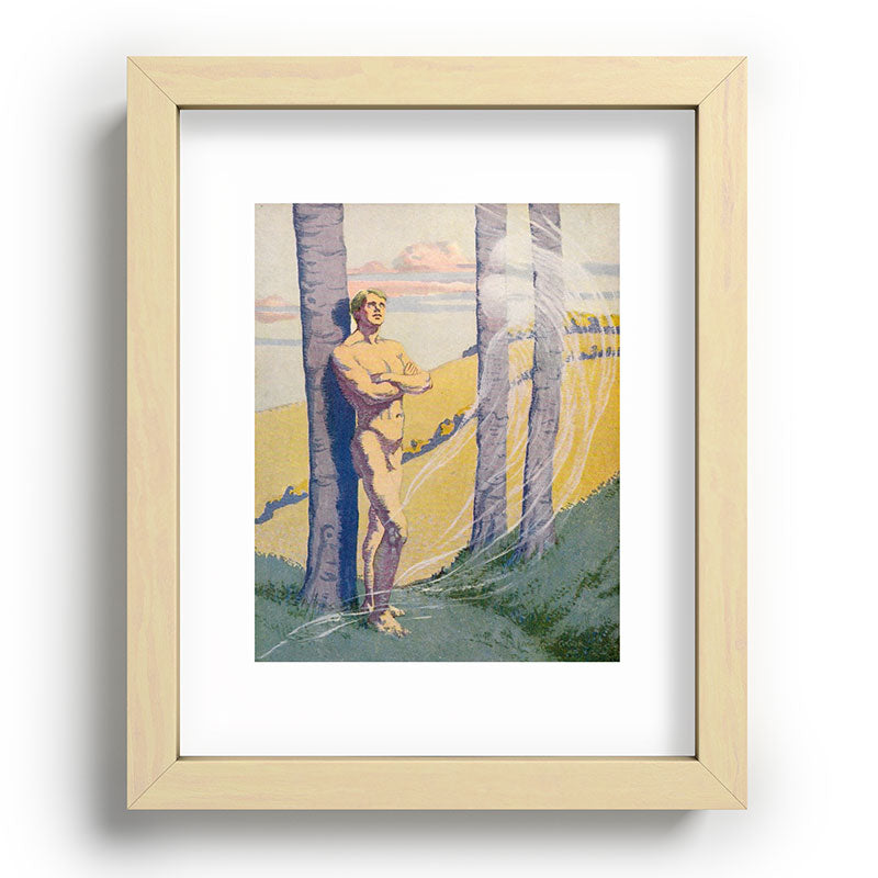 "Living beings, identities now doubtless near us in the air that we know not of" (Margaret C. Cook) Framed Art Print
