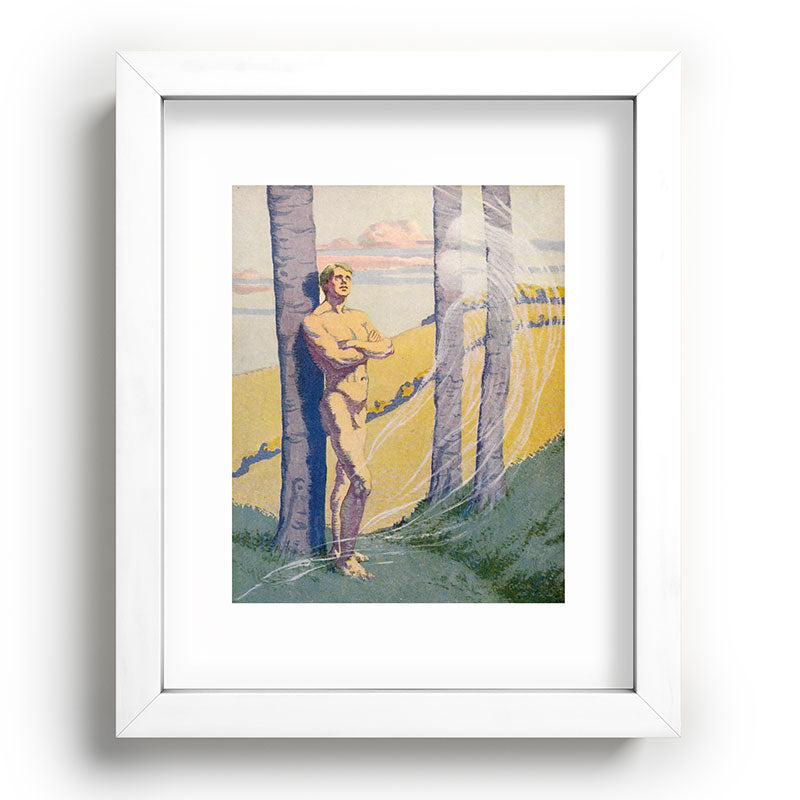 "Living beings, identities now doubtless near us in the air that we know not of" (Margaret C. Cook) Framed Art Print