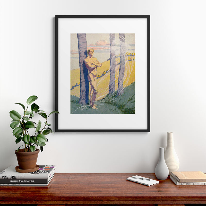 "Living beings, identities now doubtless near us in the air that we know not of" (Margaret C. Cook) Framed Art Print