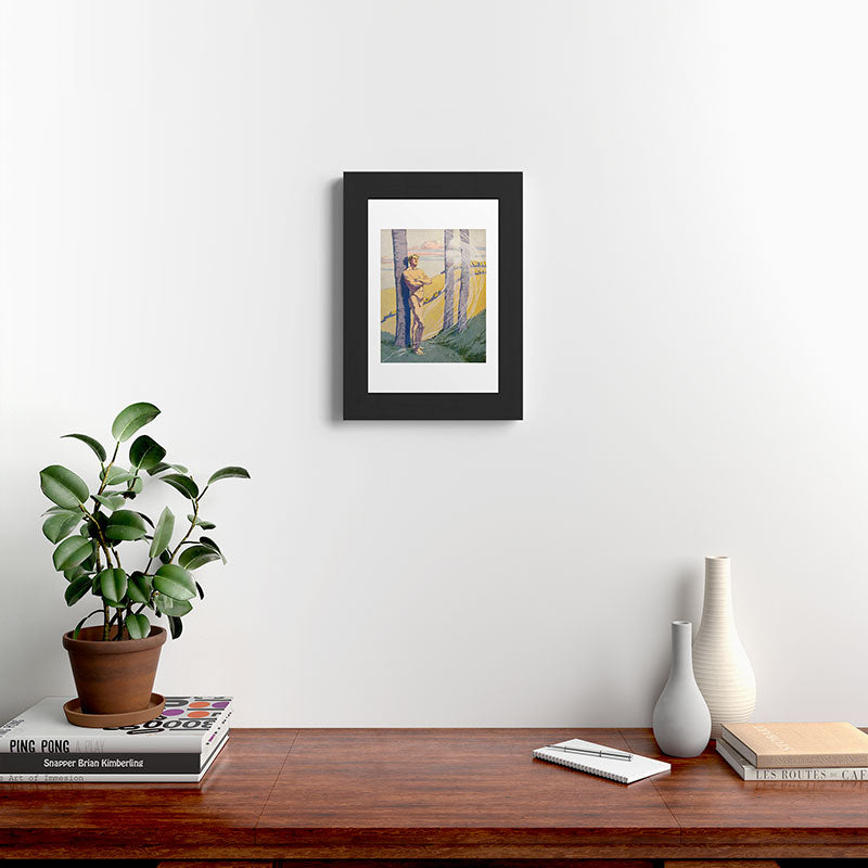 "Living beings, identities now doubtless near us in the air that we know not of" (Margaret C. Cook) Framed Art Print