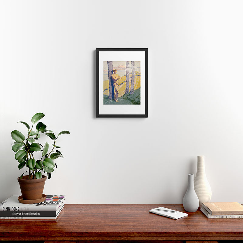 "Living beings, identities now doubtless near us in the air that we know not of" (Margaret C. Cook) Framed Art Print