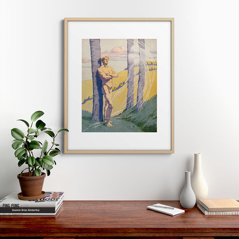 "Living beings, identities now doubtless near us in the air that we know not of" (Margaret C. Cook) Framed Art Print