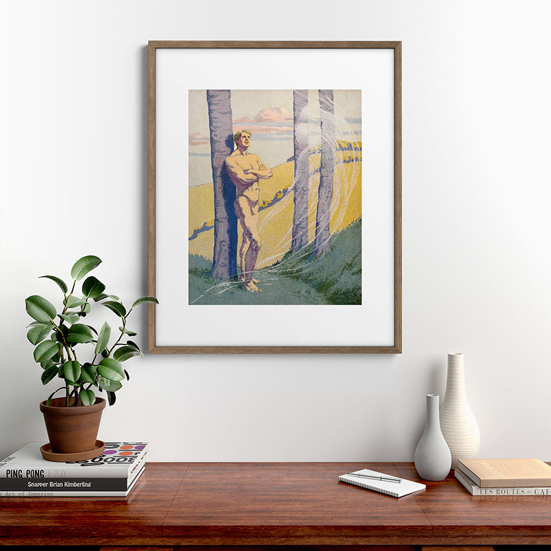 "Living beings, identities now doubtless near us in the air that we know not of" (Margaret C. Cook) Framed Art Print
