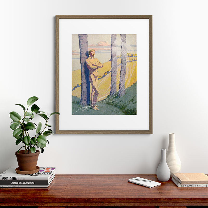 "Living beings, identities now doubtless near us in the air that we know not of" (Margaret C. Cook) Framed Art Print
