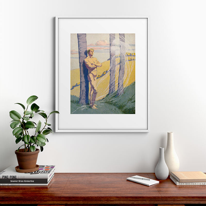 "Living beings, identities now doubtless near us in the air that we know not of" (Margaret C. Cook) Framed Art Print