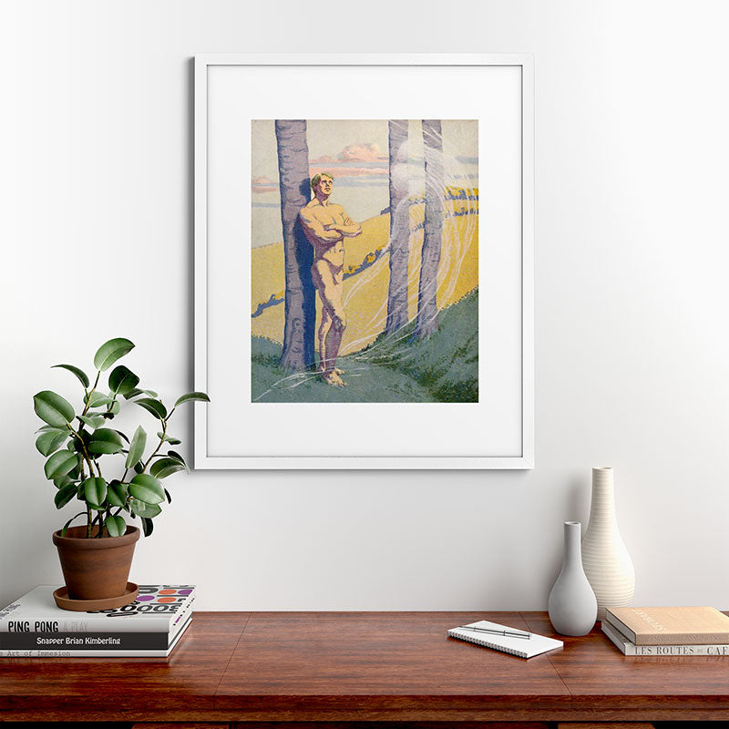 "Living beings, identities now doubtless near us in the air that we know not of" (Margaret C. Cook) Framed Art Print