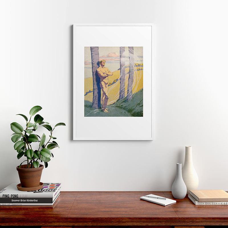 "Living beings, identities now doubtless near us in the air that we know not of" (Margaret C. Cook) Framed Art Print
