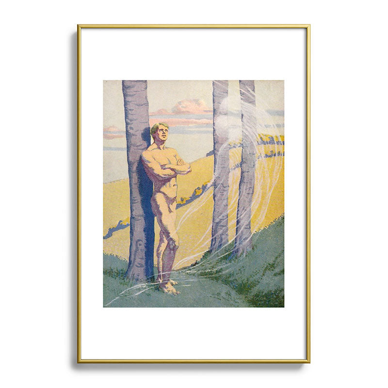 "Living beings, identities now doubtless near us in the air that we know not of" (Margaret C. Cook) Framed Art Print