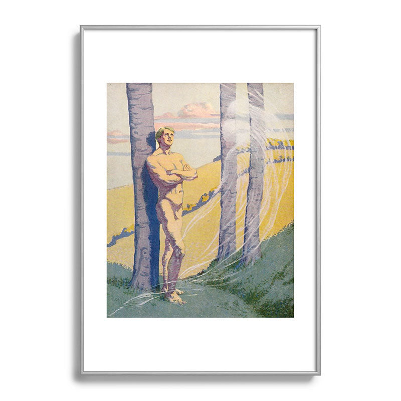 "Living beings, identities now doubtless near us in the air that we know not of" (Margaret C. Cook) Framed Art Print