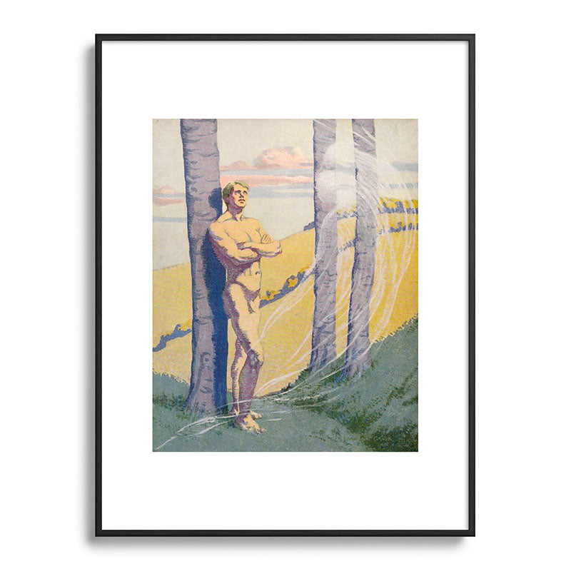 "Living beings, identities now doubtless near us in the air that we know not of" (Margaret C. Cook) Framed Art Print