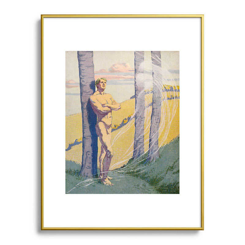 "Living beings, identities now doubtless near us in the air that we know not of" (Margaret C. Cook) Framed Art Print