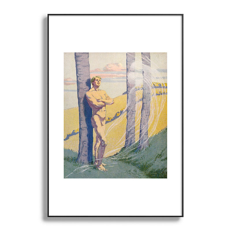 "Living beings, identities now doubtless near us in the air that we know not of" (Margaret C. Cook) Framed Art Print