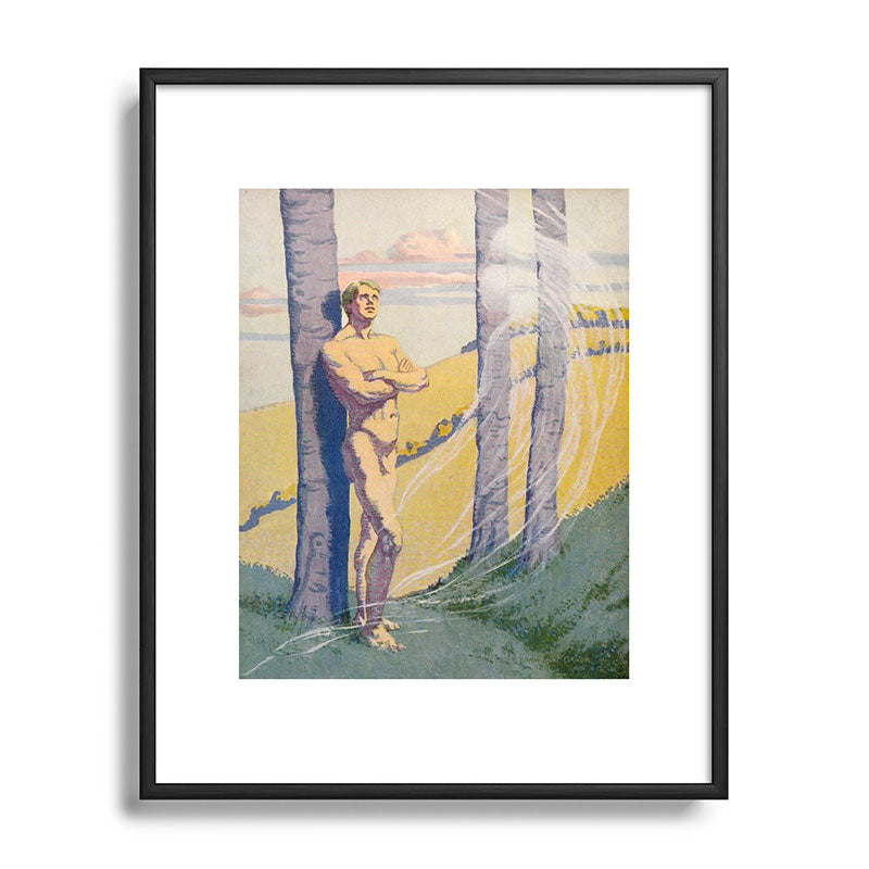 "Living beings, identities now doubtless near us in the air that we know not of" (Margaret C. Cook) Framed Art Print