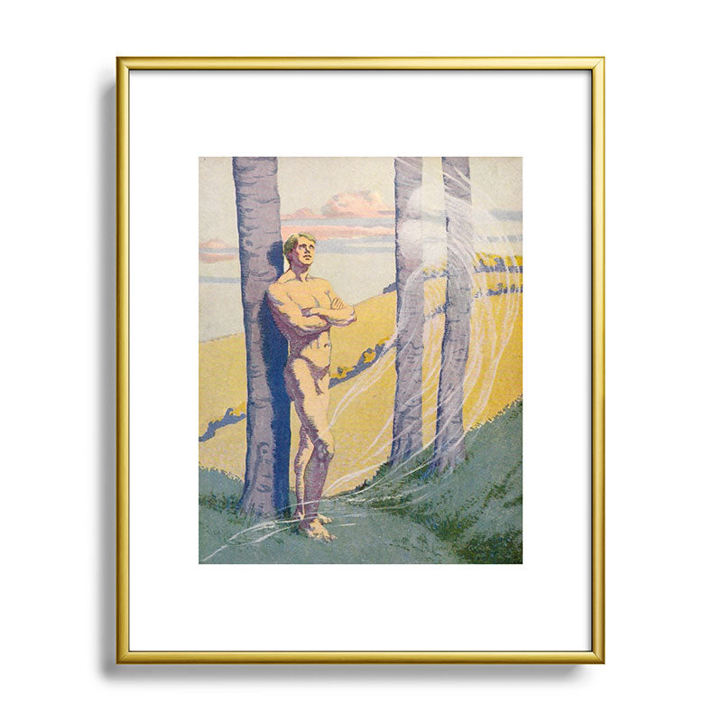 "Living beings, identities now doubtless near us in the air that we know not of" (Margaret C. Cook) Framed Art Print