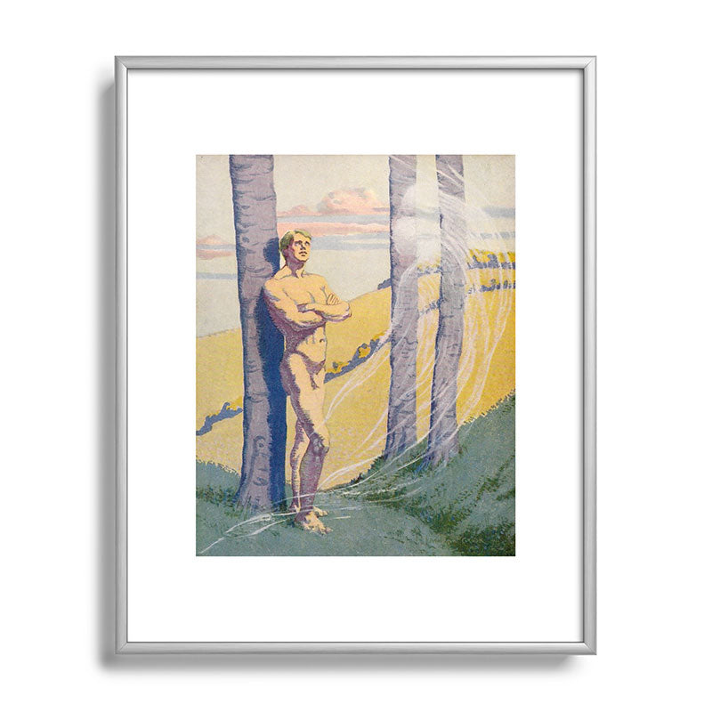 "Living beings, identities now doubtless near us in the air that we know not of" (Margaret C. Cook) Framed Art Print