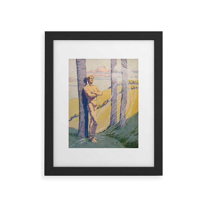 "Living beings, identities now doubtless near us in the air that we know not of" (Margaret C. Cook) Framed Art Print