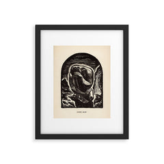 "Lone Man" by Rockwell Kent (1919) Framed Art Print
