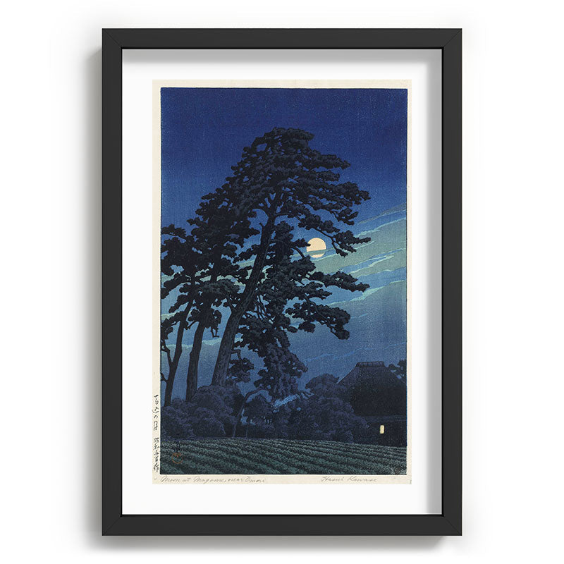 "Moon at Magome" by Hasui Kawase, 1930 Framed Art Print