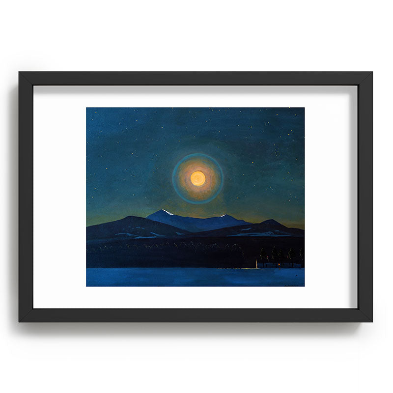 "Moonlight, Winter" by Rockwell Kent (1940) Framed Art Print