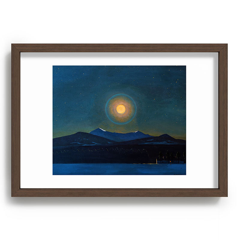 "Moonlight, Winter" by Rockwell Kent (1940) Framed Art Print