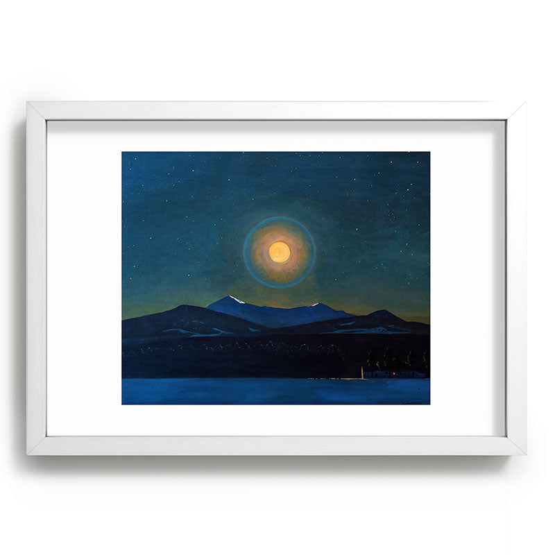 "Moonlight, Winter" by Rockwell Kent (1940) Framed Art Print