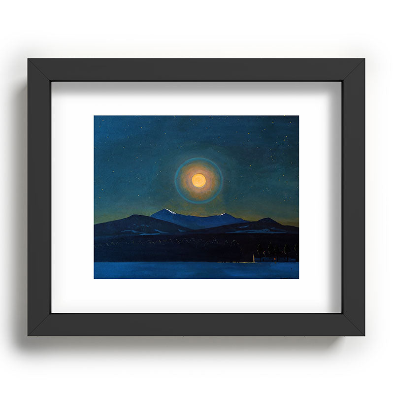 "Moonlight, Winter" by Rockwell Kent (1940) Framed Art Print
