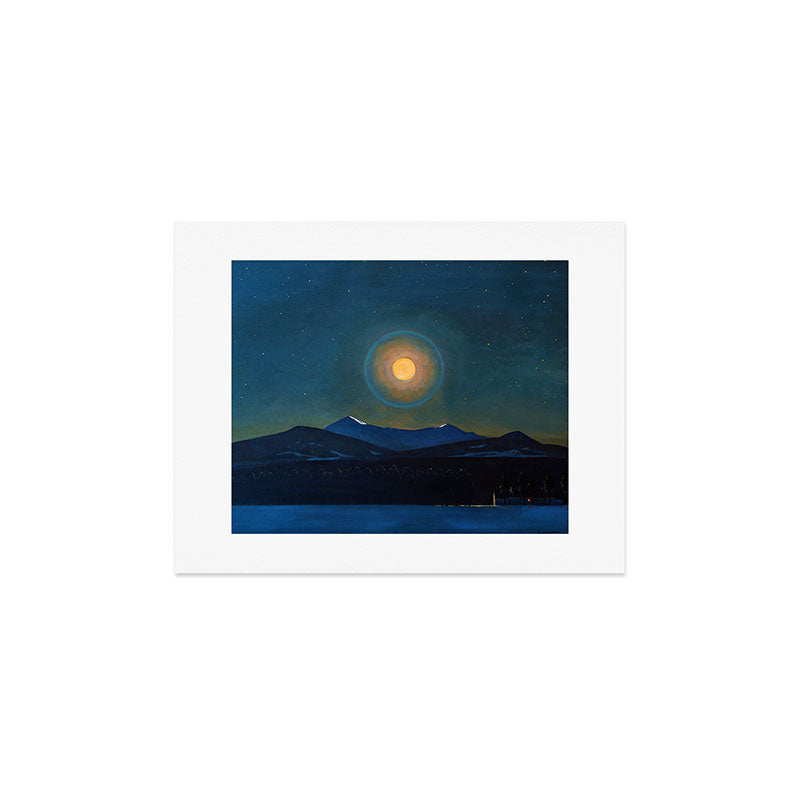 "Moonlight, Winter" by Rockwell Kent (1940) Art Print