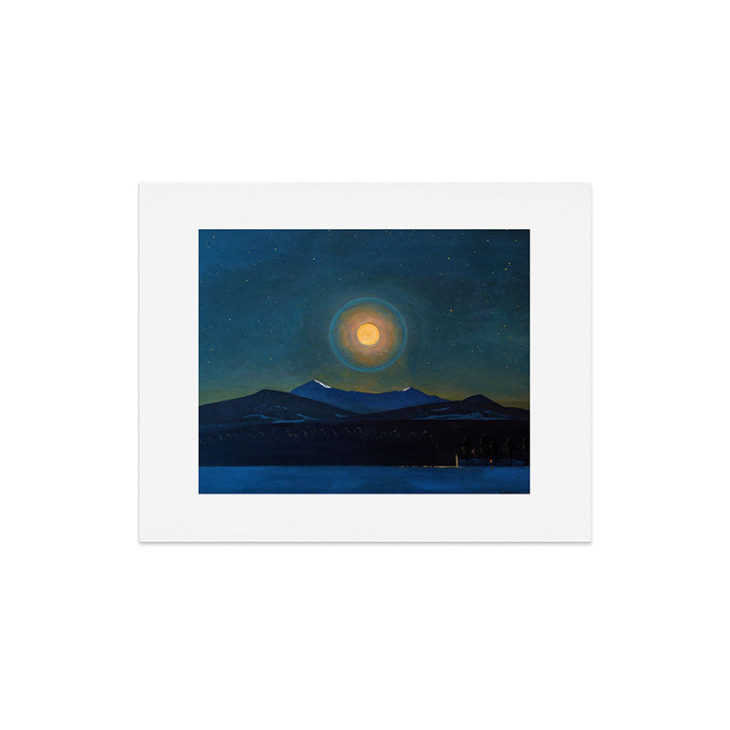 "Moonlight, Winter" by Rockwell Kent (1940) Art Print