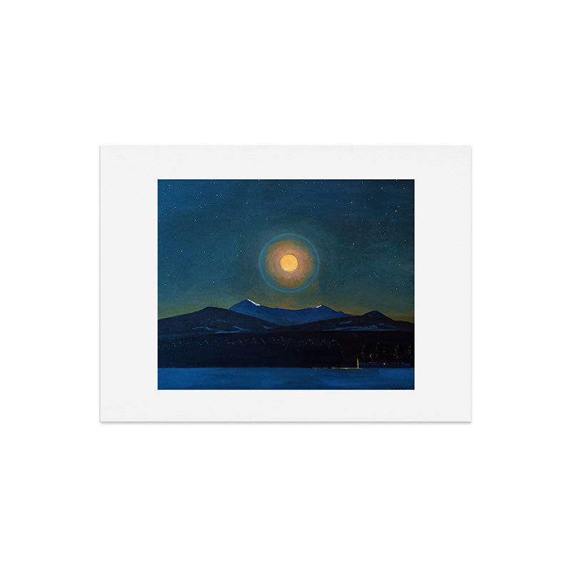 "Moonlight, Winter" by Rockwell Kent (1940) Art Print