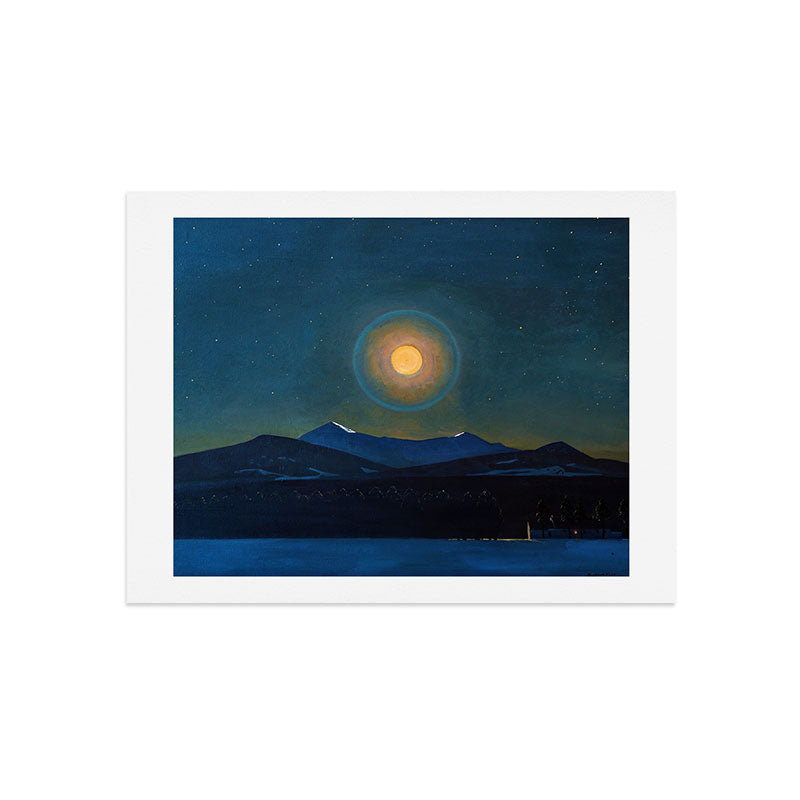 "Moonlight, Winter" by Rockwell Kent (1940) Art Print