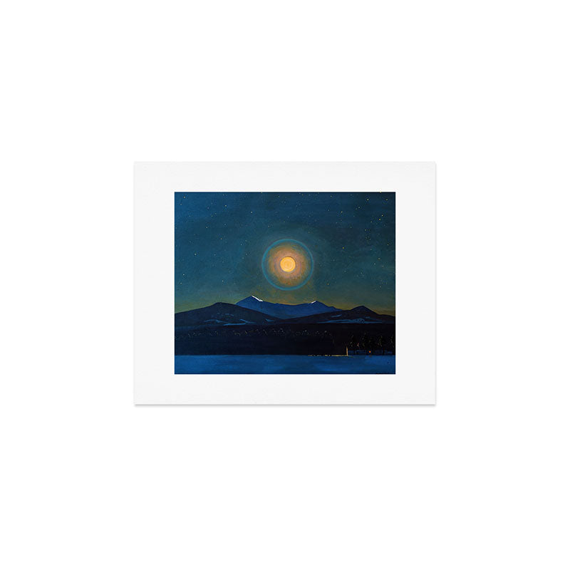 "Moonlight, Winter" by Rockwell Kent (1940) Art Print